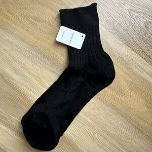 Fog Linen Rib Socks